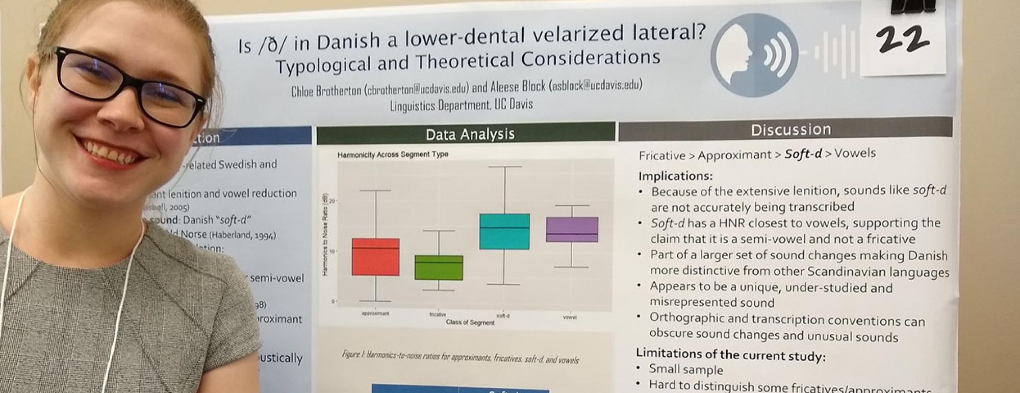 Cloe Brotherton and Aleese Block present session poster