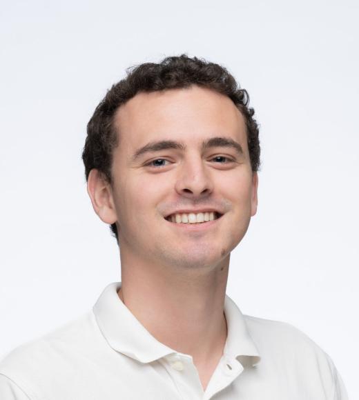 Portrait photo of Riley on white background