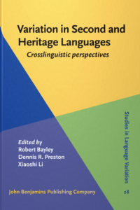 Bayley, Variation in Second and Heritage Languages, Book Cover
